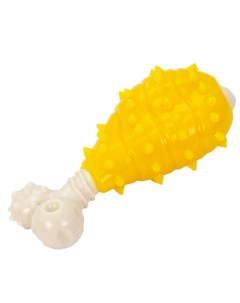 Игрушка для собак Куриная ножка Marli с ароматом курицы из термопластичной резины 12х6см Каскад
