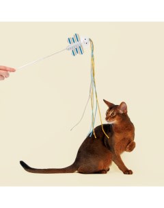 Игрушка дразнилка для кошек длина 50 см Rurri