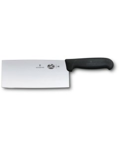 Нож кухонный Fibrox шеф 180мм заточка прямая стальной черный Victorinox
