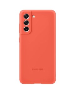 Чехол клип кейс Silicone Cover для Galaxy S21 FE розовый Samsung