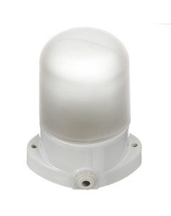 Светильник НПБ400 60 Вт E27 на 1 лампочку IP54 11х11х13 5 см для сауны и бани 125 градусов белый SQ0 Tdm еlectric