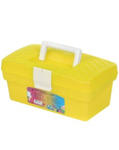 Ящик 28 5х15 5х12 5 см пластик пластиковый замок желтый 610690 Profbox