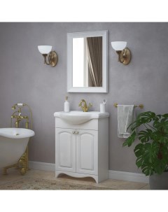 Мебель для ванной Шарлотт 65 белая Corozo