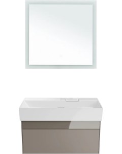 Мебель для ванной Logica 90 подвесная песчаная без отверстий под смеситель Kerama marazzi