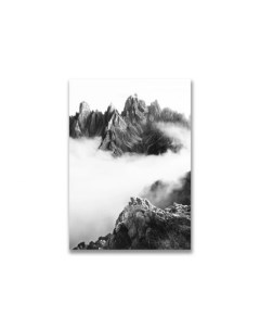 Картина на холсте Скалы в облаках Дом корлеоне