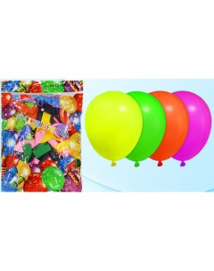 Воздушные шарики Неон МС 3550 размер 12 100 штук Miraculous