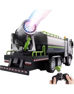 Радиоуправляемый грузовик с цистерной и распылителем воды свет звук пар 1 18 Huina