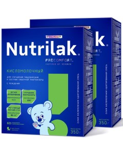 Молочная смесь Premium Кисломолочный Нутрилак с рождения 350 г 2 штуки Nutrilak