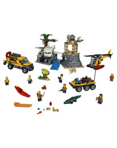 Конструктор City Jungle Explorers База исследователей джунглей 60161 Lego