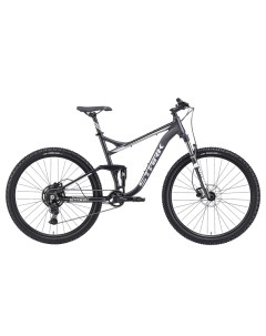 Велосипед 24 Tactic FS 29 4 HD рост 22 серый матовый серебристый металлик 2024 год Stark