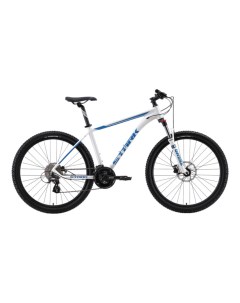 Велосипед 24 Router 27 3 HD белый металлик синий рост 18 2024 год Stark