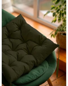 Подушка на стул и кресло в цвете хаки Аксиоматекс