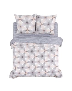 Комплект постельного белья Серафима двуспальный поплин серый Арт-дизайн