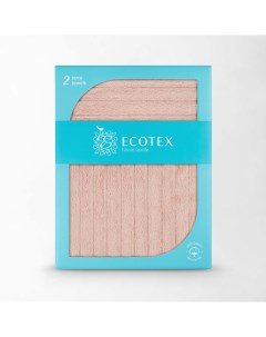 Набор полотенец махровых Лайфстайл 90x50 130x70 светло розовый Ecotex
