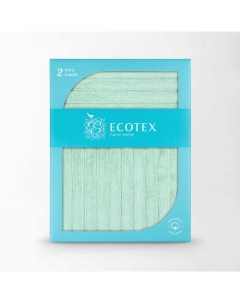 Набор полотенец махровых Лайфстайл 90x50 130x70 мятный Ecotex