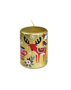 Декоративная свеча ручной работы Арбузный Микс 3 см SV300 E4 Амиплюшки