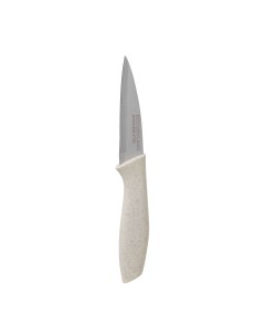 Нож для чистки овощей 9 см сталь пластик молочный Speck light Kuchenland
