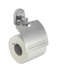 Держатель для туалетной бумаги с крышкой хром D-lin