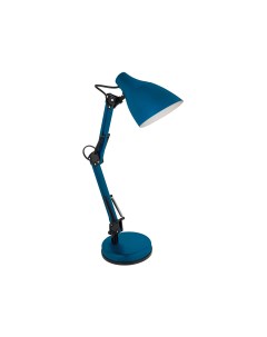 Настольная лампа KD 331 синий металл синий пластик Camelion