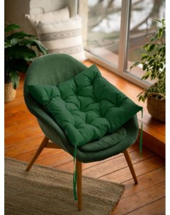 Подушка на стул универсальная в зеленом цвете Аксиоматекс