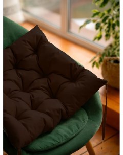Подушка на стул для кухни в коричневом цвете Аксиоматекс