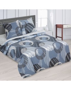Комплект постельного белья Сириус полутораспальный бязь серый Арт-дизайн