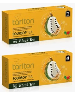 Чай черный Soursop 25 пакетиков х 2 шт Tarlton