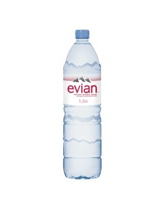 Вода питьевая негазированная 1 5 л х 12 шт Evian