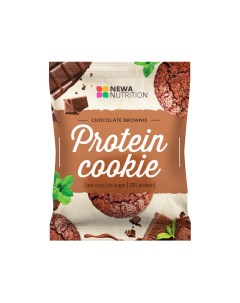 Протеиновое печенье Neva Nutrition Protein Cookie шоколадный брауни 40 г Newa nutrition