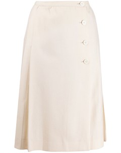 Yves saint laurent pre owned плиссированная юбка 1970 х годов 34 нейтральные цвета Yves saint laurent pre-owned
