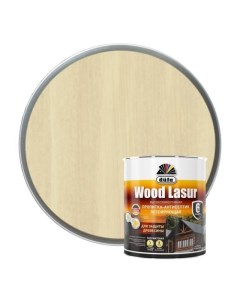 Пропитка антисептик лессирующая для защиты древесины Wood Lazur бесцветная 0 9 л Dufa