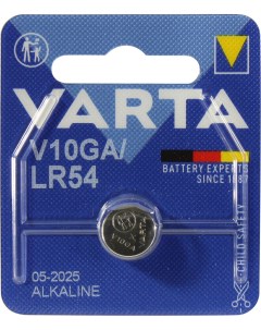 Батарейка V10 GA LR54 LR1130 V389 AG10 Zn MnO2 Varta