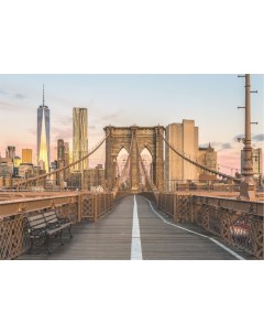 Фотообои бумажные BELLISSIMO Бруклинский мост 280 200 см 8 листов К 166 В Симфония