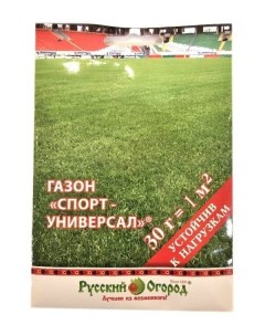Семена Газонная трава Спортивная 6 кг Русский огород
