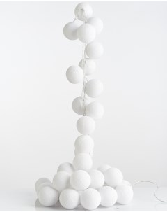 Гирлянда 20 шариков LED Белая от сети 4 5 м Lares&penates