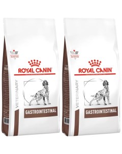Сухой корм для собак GASTRO INTESTINAL при заболеваниях ЖКТ 2шт по 2кг Royal canin