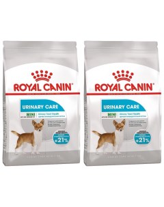 Сухой корм для собак MINI URINARY CARE 2шт по 1кг Royal canin