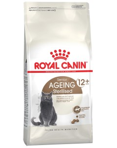 Сухой корм для кошек Ageing Sterilised 12 для пожилых 2 шт по 0 4 кг Royal canin
