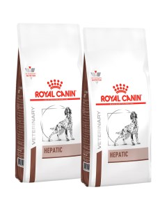Сухой корм для собак Veterenary HEPATIC HF16 2шт по 1 5кг Royal canin