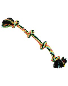 Игрушка для собак 1 грейфер веревка цветная с узлами 37см N1