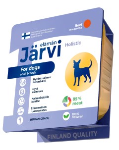 Консервы для собак мясной паштет для всех пород с говядиной 100 г Jarvi