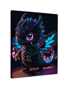 Картина по номерам Дракончик с крылышками 40 x 50 см Арт-студия unicorn