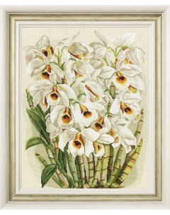 Набор для вышивания ЛЦ 083 Белая орхидея Золотое руно