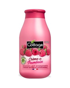 Молочко для душа увлажняющее Moisturizing Shower Milk Raspberry Cream Cottage