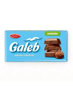 Шоколад Galeb молочный с пастой из фундука 80 г Pionir