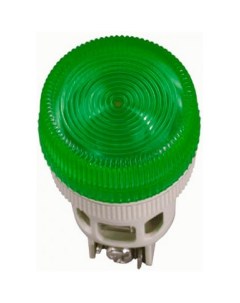 Лампа BLS40 ENR K06 ENR 22 сигнальная d22мм зеленый неон 240В цилиндр Iek