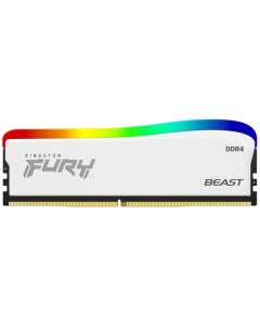 Модуль памяти DDR4 8GB KF432C16BWA 8 Beast White RGB SE 3200MHz CL16 1 35V Kingston fury