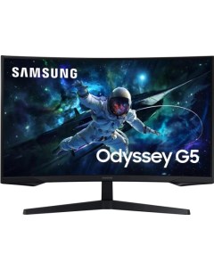 Монитор 32 Odyssey G5 S32CG550EI черный VA LED 1ms 16 9 HDMI M M матовая 300cd 178гр 178гр 2560x1440 Samsung