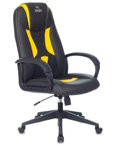 Компьютерное кресло 8 Black Yellow Zombie