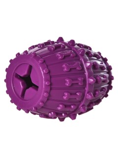 Игрушка для собак Smart массажная с отверстием для лакомств 8 9х12см фиолетовая Foxie